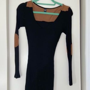Black long sleeve dress